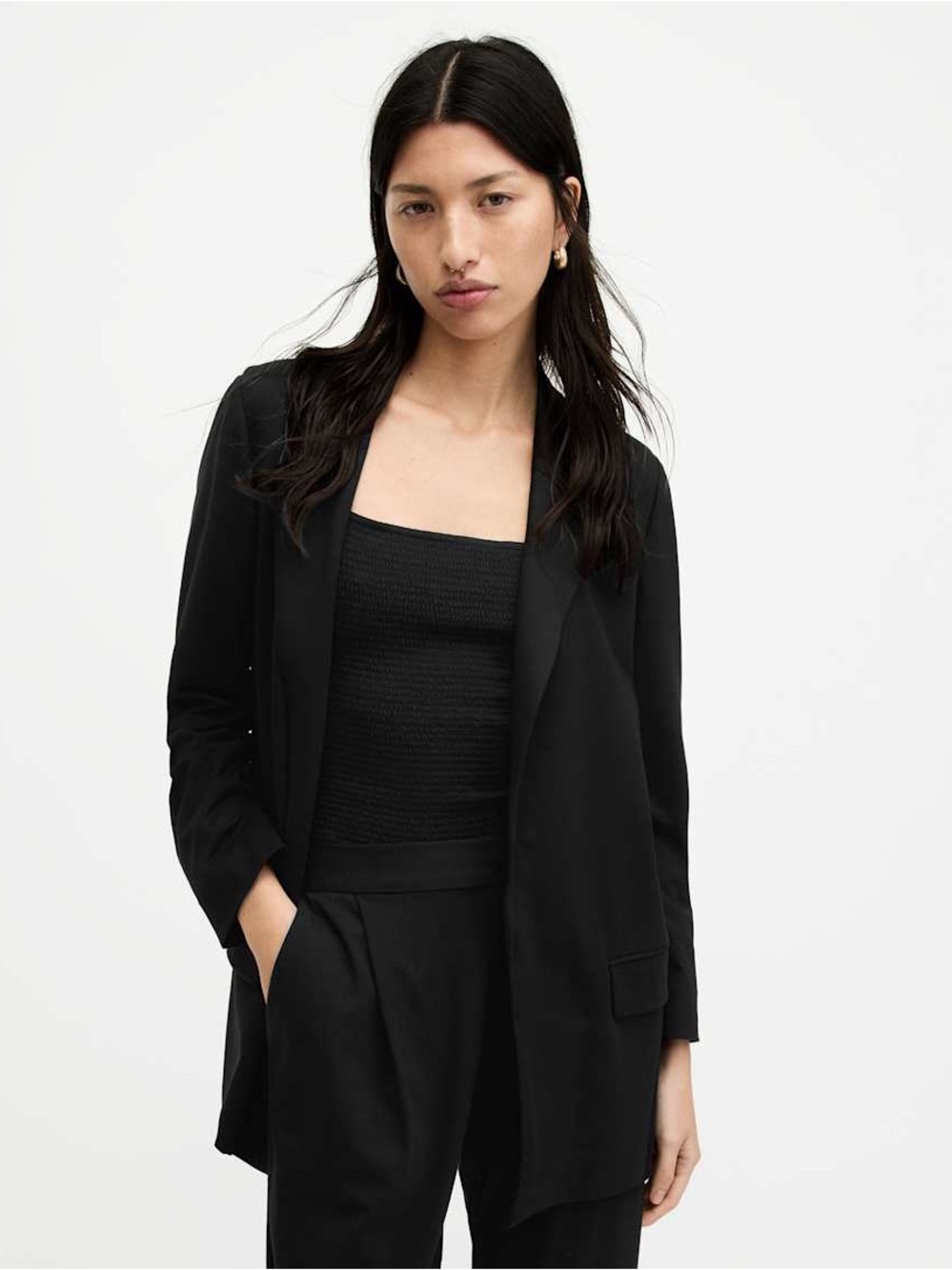 Allsaints Aleida Jersey Blazer, size 8